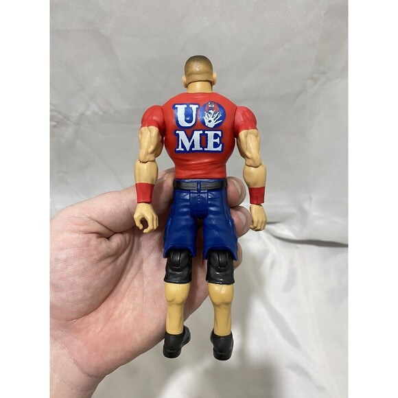 2017 WWF WWE Mattel John Cena Elite Wrestling Figure Series 12 Never Give Up Red - Picture 4 of 7